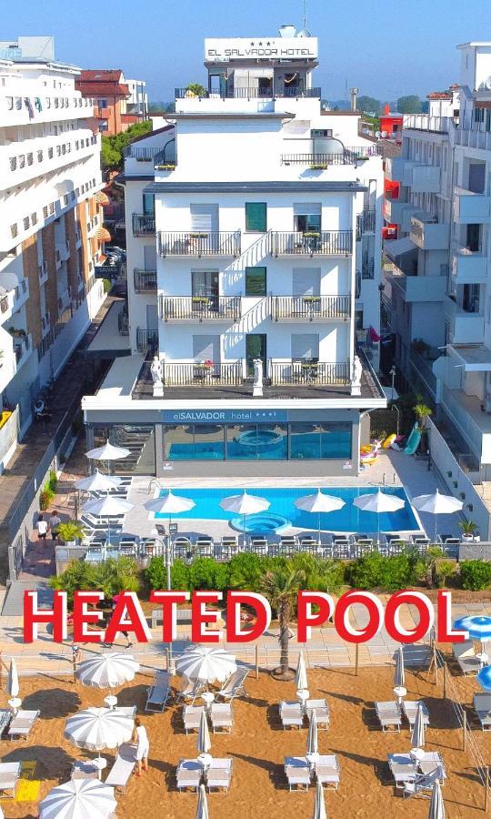 Hotel El Salvador Frontemare Piscina Riscaldata Lido di Jesolo Dış mekan fotoğraf
